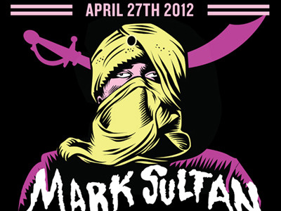Brian1986 Sheik brian butler brian1986 character gig poster illustration mark sultan mascot sheik sword
