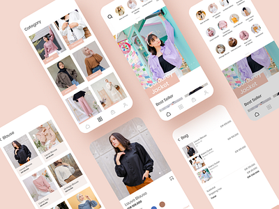 Edmee App Concept - Ecommerce App apps branding clean concept design ecommerce fashion marketplace ui uiux ux