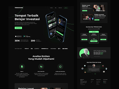 #Exploration - TERNAKUANG Redesign Homepage Website app apps clean crypto design homepage illustration investment nft redesign ui uiux ux