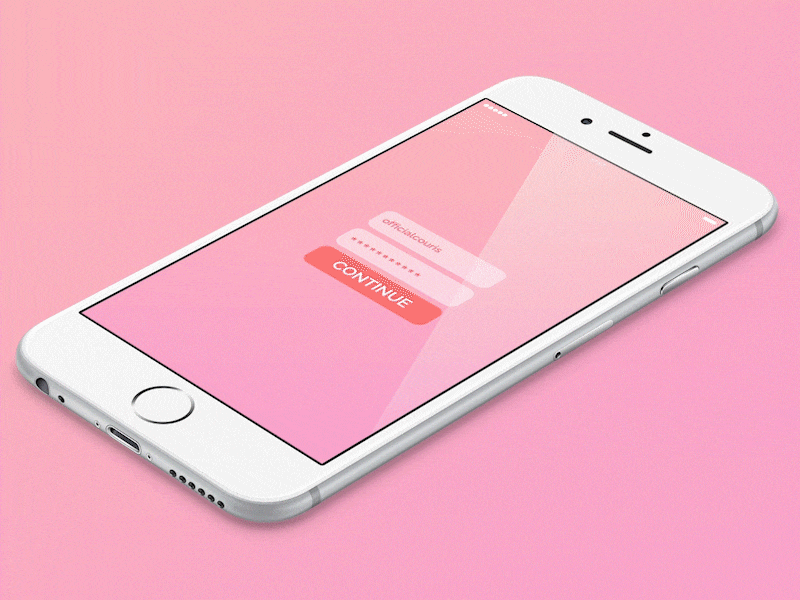 UI Couris App animated apps motion branding uiux ux ui