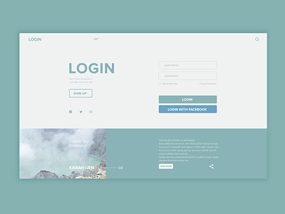 Daily UI/UX challenge | Login Page clean design login sign in ui uiux ux webdesign website