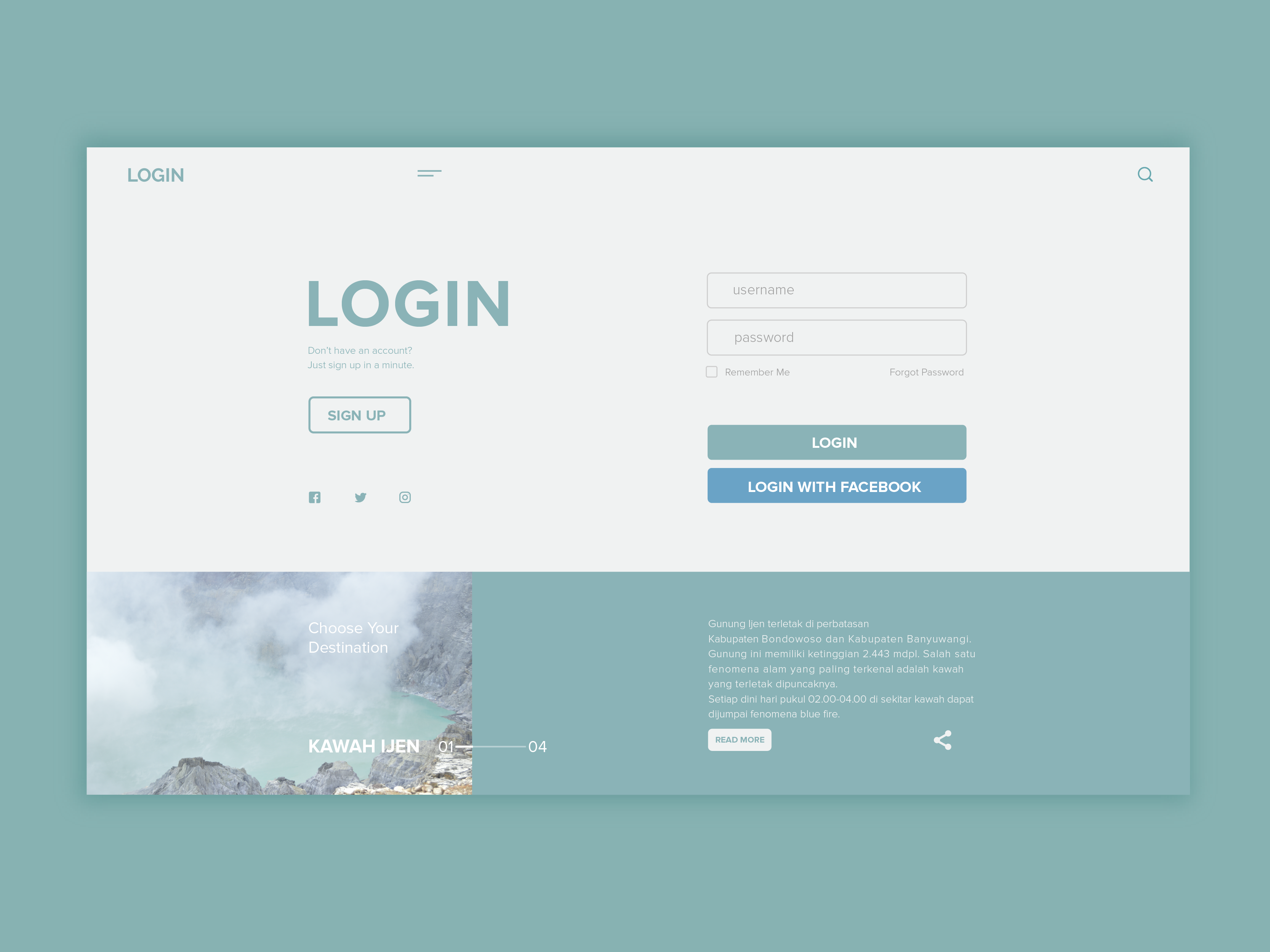 add login page to shop toweb