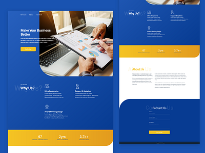 Landing Page for Consultant Business Agency