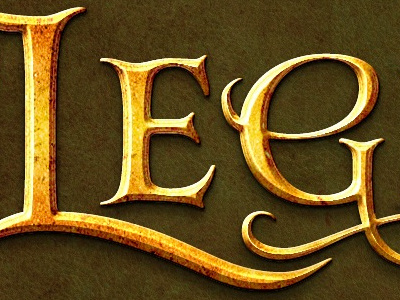Open Legend Rebound laura worthington legendary letterforms nerdz rpg typography yana