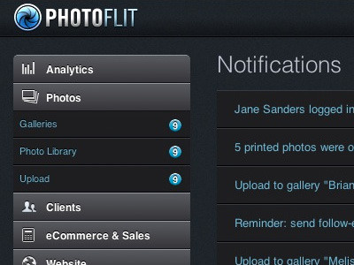Photoflit UI logo ui webapp