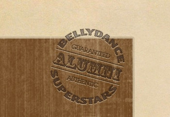 Guaranteed Authentic antique circus design retro typography vintage