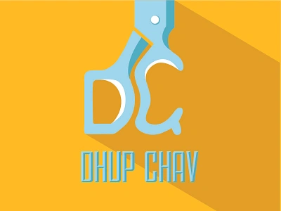 Dhup Chav - Logo for local barbers in Mumbai barbers branding