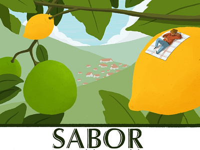 Sabor Marmalade branding design digital illustration food illustration fruit illustration marmalade packaging packaging design packaging illustration portugal