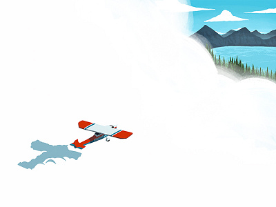 FlightLoc adventure branding design digital illustration editorial exploration flight sim flightloc illustration microsoft minimal planes web design