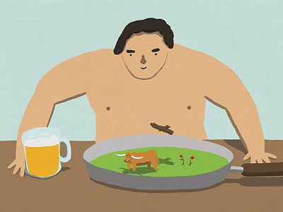 The Skinny - Edinburgh Food Fest characters characters design conceptual design digital illustration editorial editorial illustration illustration magazine