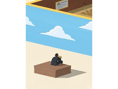 Daydreaming app art characters conceptual daydreaming design digital illustration editorial editorial illustration illustration minimal minimal illustration