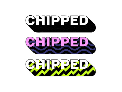 CHIPPED beauty branding chipped fashion logo salon