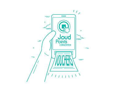 Al hilal Bank Points - Mobile Points Converter 2d animated app application art branding design flat icon illustration ui vector