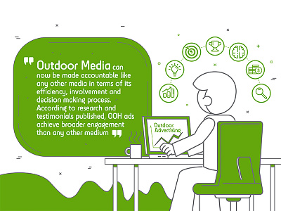 Viola Outdoor Presentation 09 2d animated app application art branding design flat icon illustration ui vector