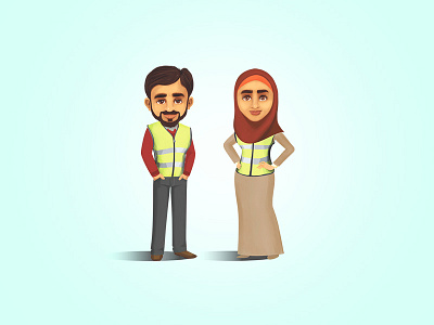 Abu Dhabi Police Initiative - Characters