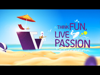 Think fun, Live Passion animation cartoon motion