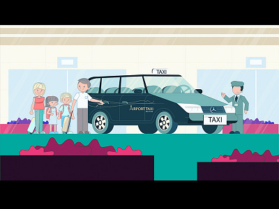Abu Dhabi's Life - 01 2d animated app application art branding design flat icon illustration ui vector