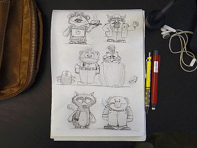 Muppets-Sketches-01 art artist draw drawing illustration pencil sketch sketchbook