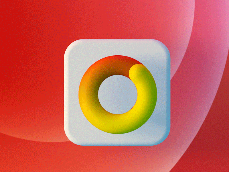 3D icon for new app wonder 3d branding logo motion graphics