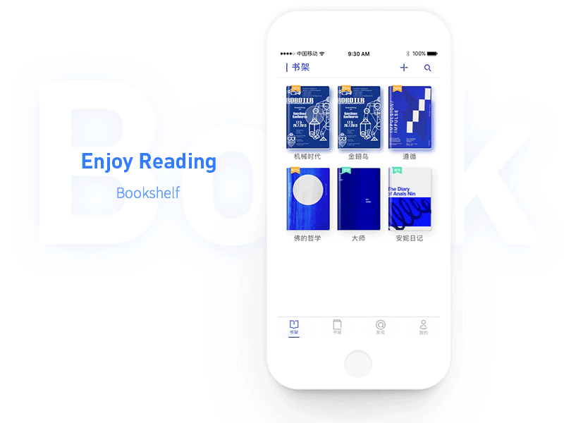 Enjoy reading time-Bookshelf