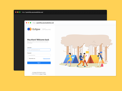 Login Screen branding illustration login page login screen ui uidesign uiux ux uxdesign webdesign