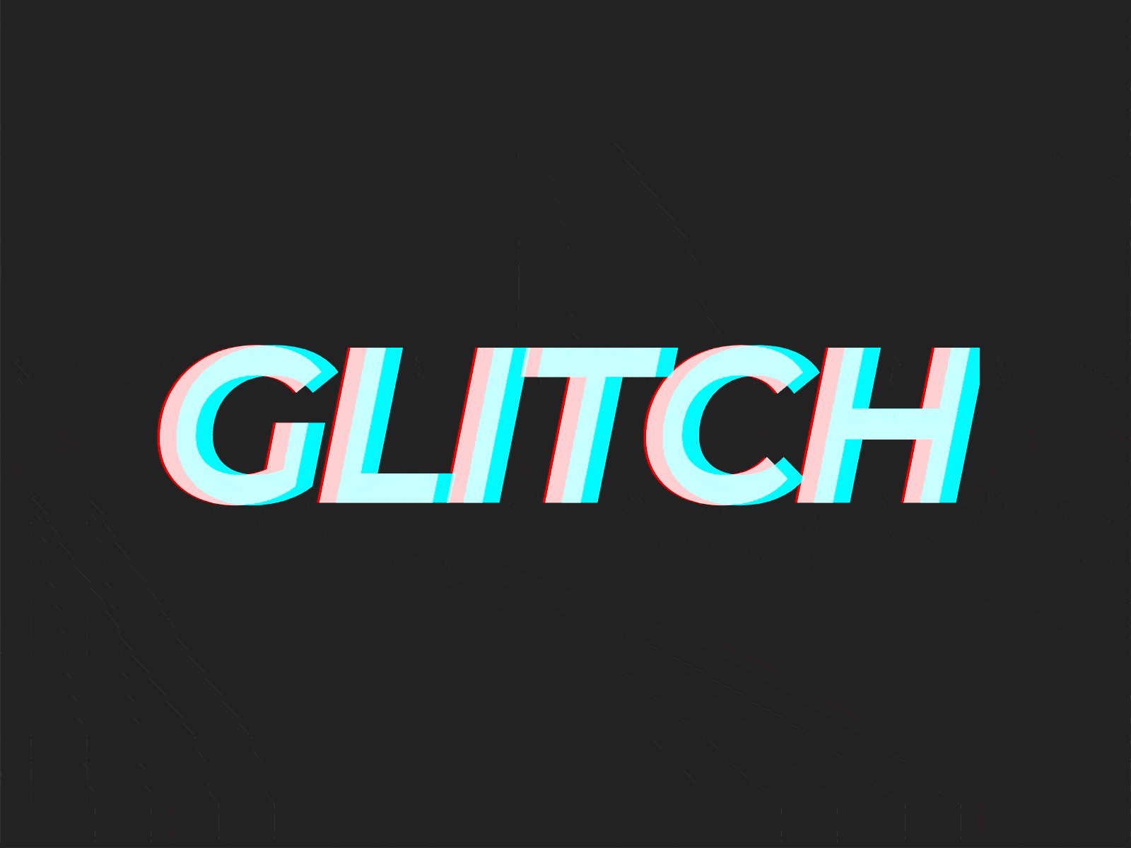 Glitch effect animation | Adobe Xd