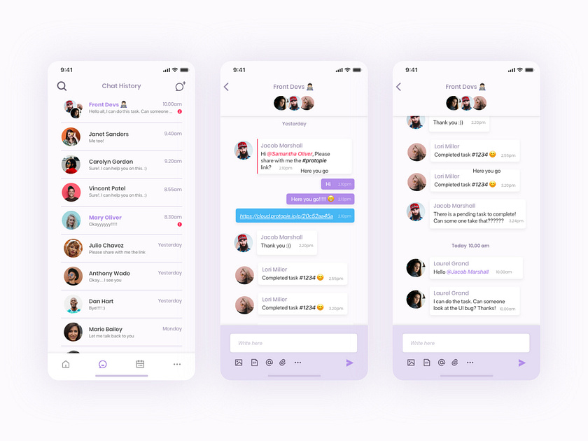 Meeting app concept | ProtoPie 5.0 by Yasintha Perera on Dribbble