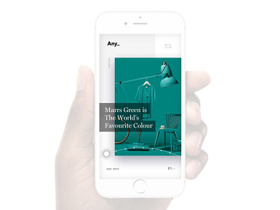 The Any_ app, curated weekly by one of our designers.