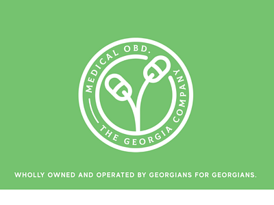 The Georgia Company | Logo design green logo logo design medical medical logo typography