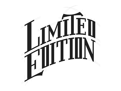 Limited Edition | Typography handlettering limited edition logo logotype typography