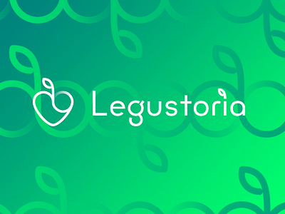 logo organic food store "legustoria"