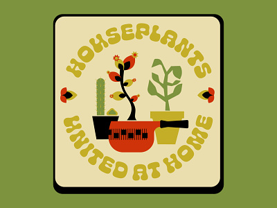 House Party, with Plants 02 design digital art flatdesign graphic design plant plants vector
