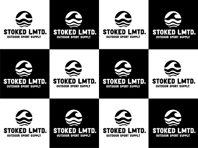 Mini Logo for Stoked LMTD. brand brand identity branding digital art flatdesign graphic design illustration logo logo design logos