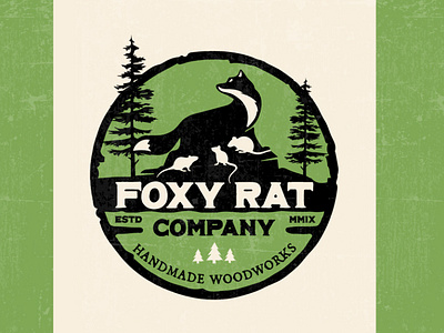 Logo for Foxy Rat Woodworks