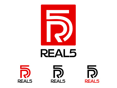 Real5 Logo 5 5 design 5 logo brand branding design graphic design illustration logo logo design logos r r design r5 r5 design real estate vector