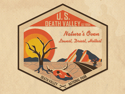 Death Valley National Park Design death valley death valley design death valley national park death valley sticker national parks