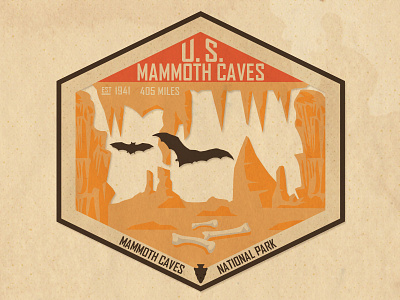 Mammoth Caves National Park Design mammoth cave design mammoth caves mammoth caves national park national park national park design national park stickers national parks