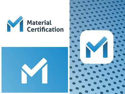 Certification App Logo Design brand brand design brand identity branding certification check mark design logo logo design logos m marterials minimal