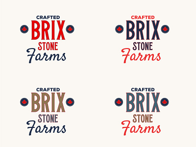 BrixStone Farms Design brand brand design branding design digital art graphic design logo logo design logos vector