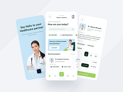 💉Sucrose Medical Apps app clean design doctor health healthcare medical medicine mobile patient schedule simple