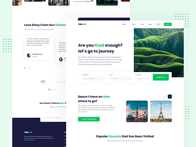 TRVLYN-Travel Landing Page