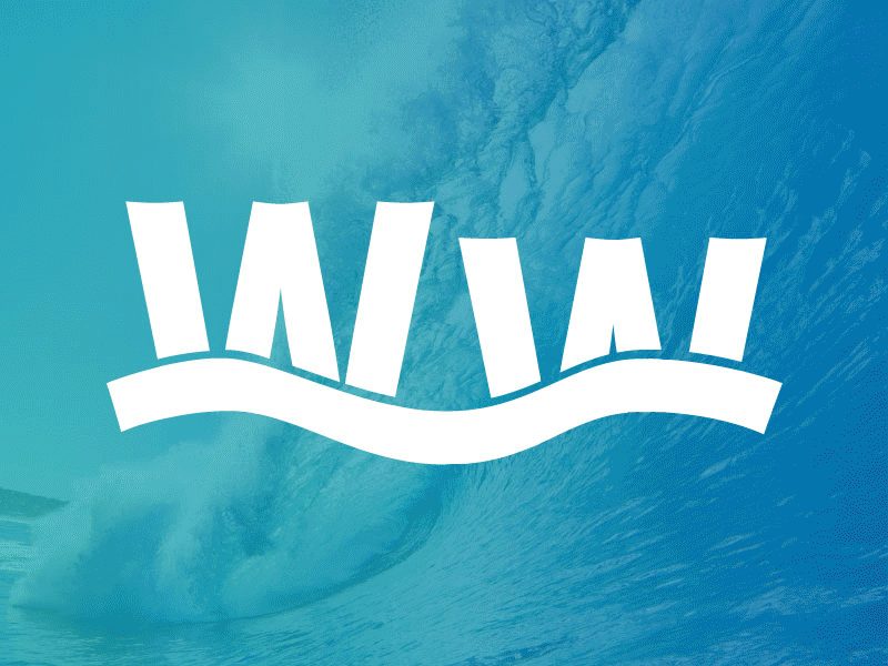 Working Waves Logo Process gif logo ocean process waves
