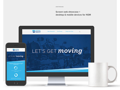 NSM Website Redesign branding logo mobile responsive ui web design website