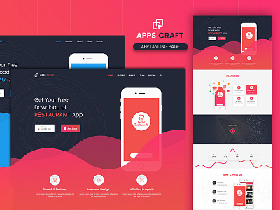 Apps Craft- App landing page