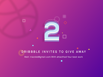 2 Dribbble Invites