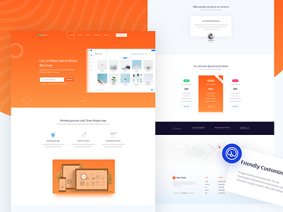 Software Landing Page