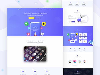 App Landing Page (AppMaze)