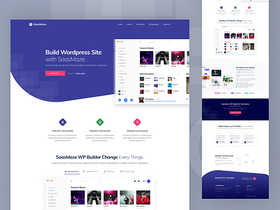 WebApp & Saas Landing Page