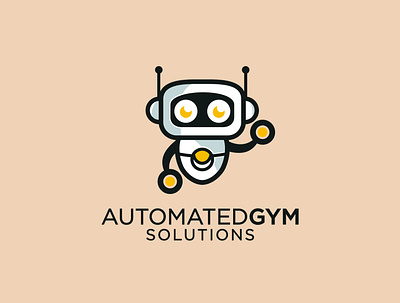 Automated Gym Solutions Logo activity athlete body club equipment exercise fit fitness gym health healthy heavy lifestyle power sport strength strong training weight workout
