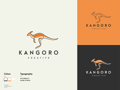 Kangoro Creative Logo Project abstract design illustration logo minimalist vector